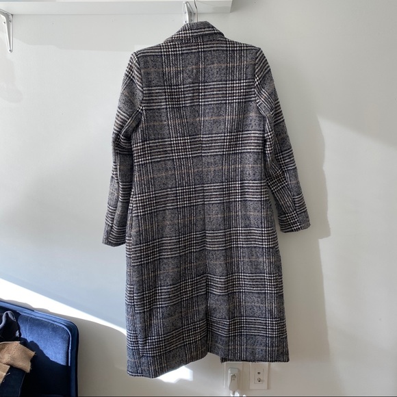 Le Chateau Plaid Coat - Picture 6 of 7